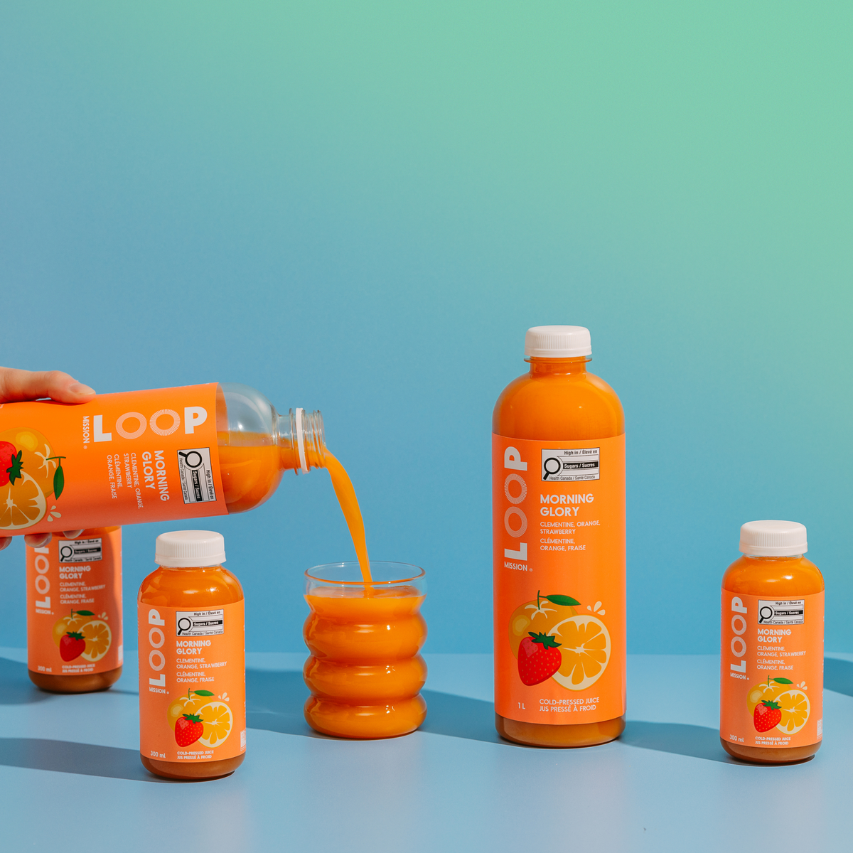 MORNING GLORY 1L - Cold-Pressed Juice - LOOP Mission