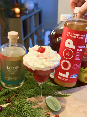 The Merry LOOPmas Fizz: The Festive Cocktail That Brings Light to Every Holiday Table