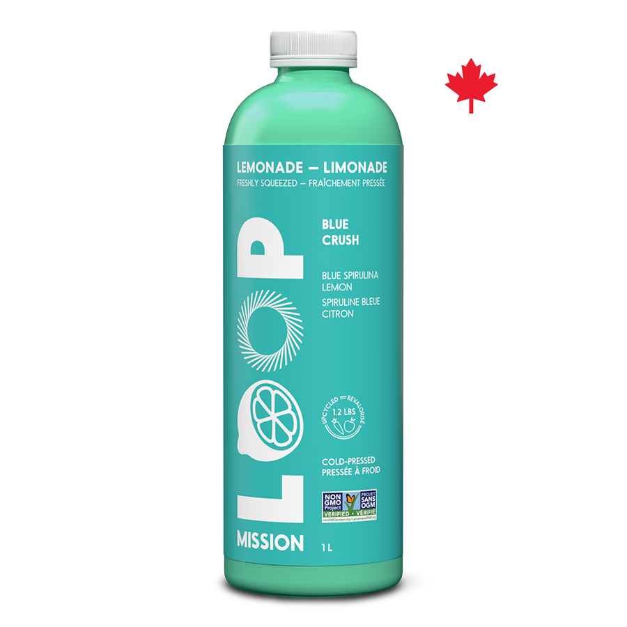 BLUE CRUSH 1L - Cold Pressed Lemonade - LOOP Mission