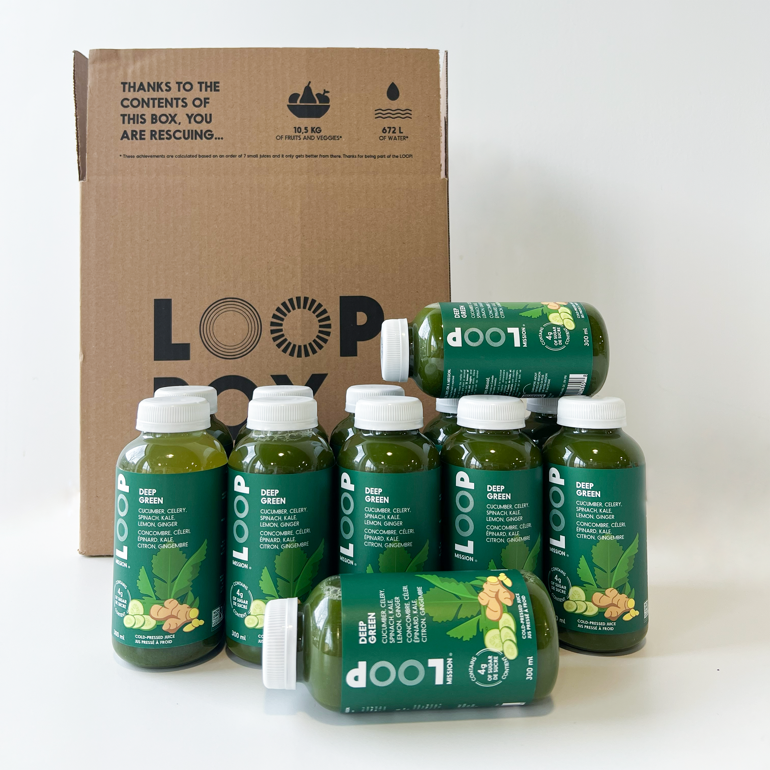 ★ presents Ital Love The Deep Green DEEP GREEN CHALLENGE - 21 or 36 green juices - LOOP Mission