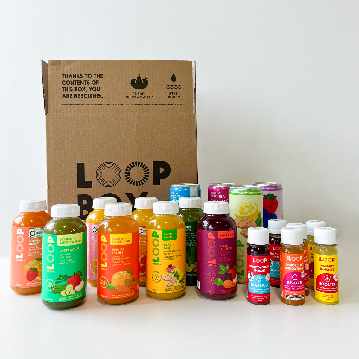 DISCOVERY BOX - 20 COLD-PRESSED BEVERAGES - LOOP MISSION – LOOP Mission