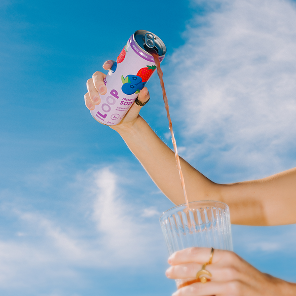 Strawberry & Blueberry Soda