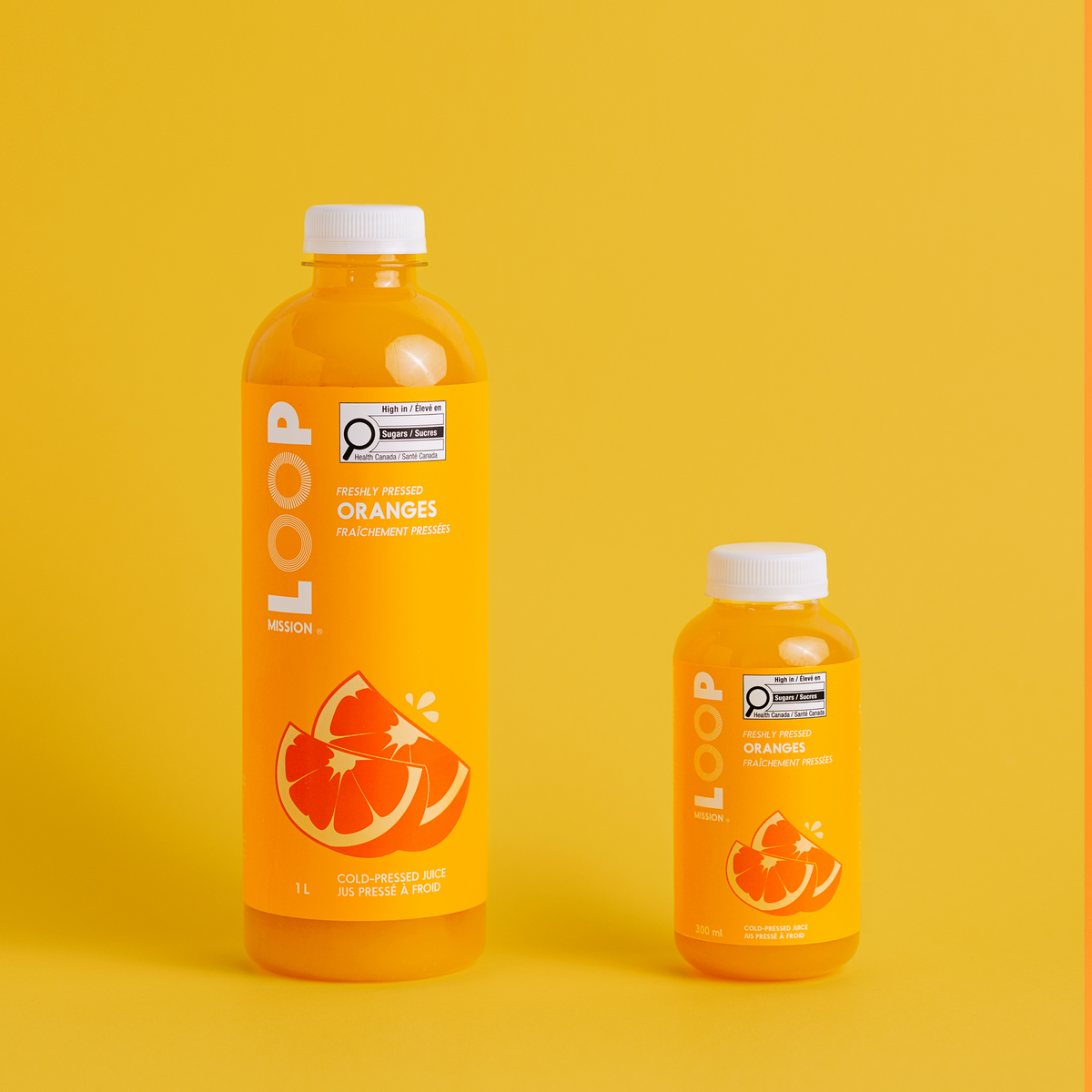 ORANGE JUICE 1L - Cold-Pressed Juice - LOOP Mission