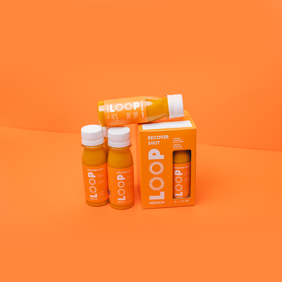 Loop Booster Shot RECOVER SHOT 73ml - Cold-Pressed Wellness Shot - LOOP Mission