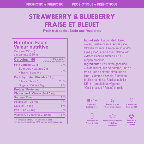 Strawberry & Blueberry Soda