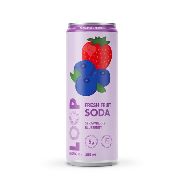 Strawberry & Blueberry Soda