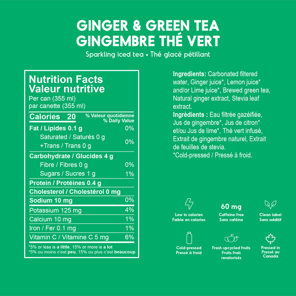 Ginger Green Iced Tea