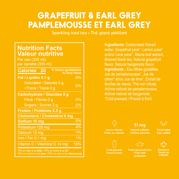Grapefruit Earl Grey Iced Tea