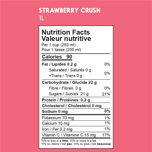 Strawberry Crush 1L