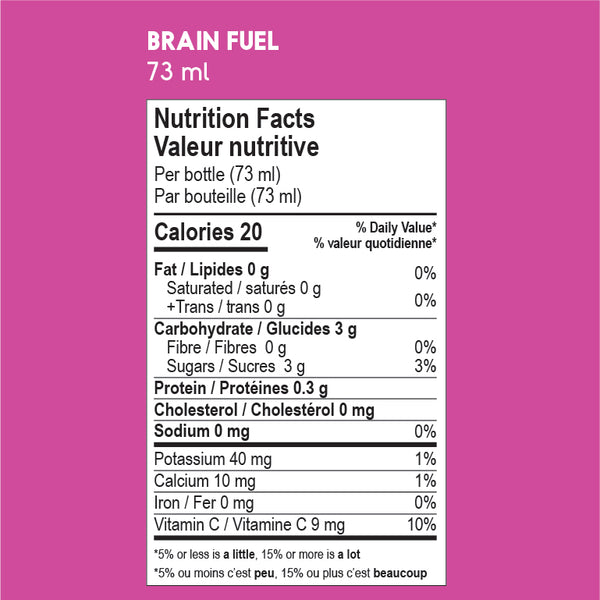 Loop Brain Fuel BRAIN FUEL SHOT 73ml - Cold-Pressed Wellness Shot - LOOP Mission