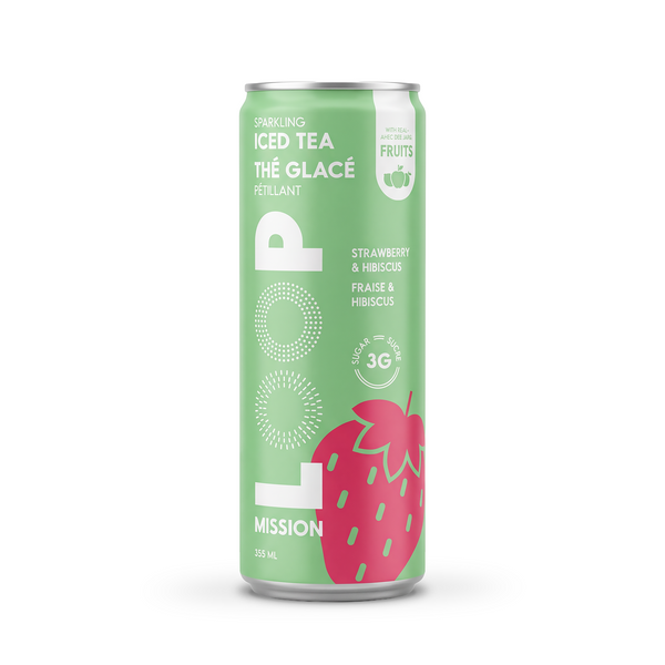 Strawberry Hibiscus Iced Tea